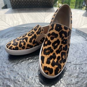 Michael Kors leopard-print calf hair sneakers